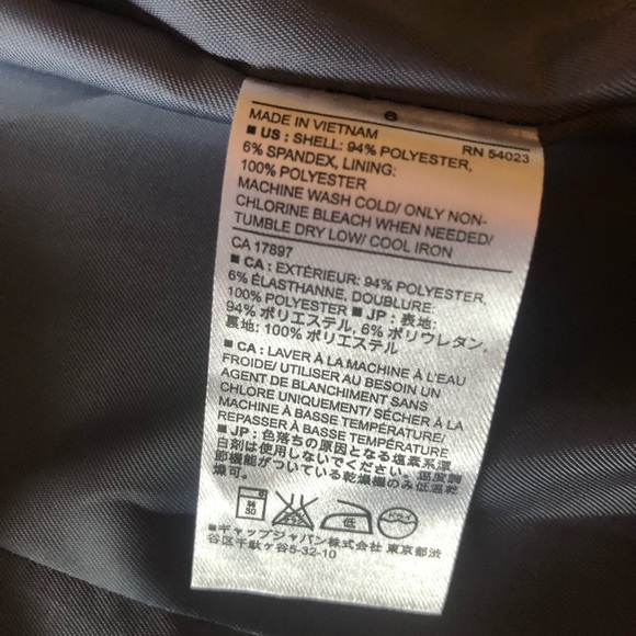 Light purple Banana Republic suit jacket size 6 - Picture 7 of 7